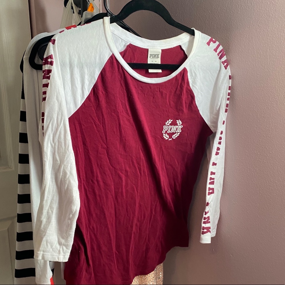 Baseball tees from PINK